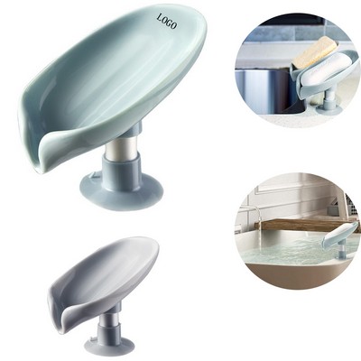 Self Draining Soap Dish Holder with Suction Cup
